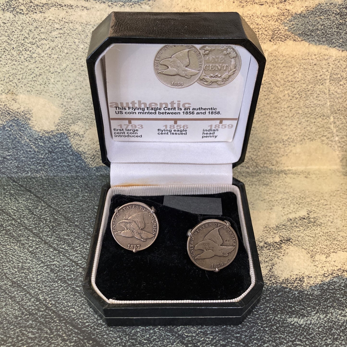 Flying Eagle Cent Cufflinks