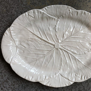 Large White Cabbage Platter