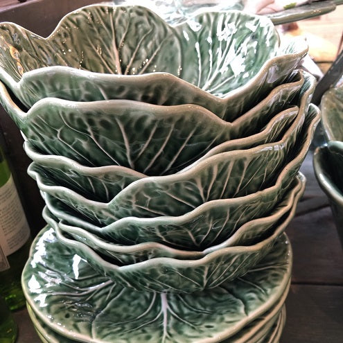 Green Cabbage Cereal Bowl