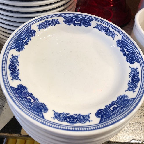 Vintage Blue Edge Plate