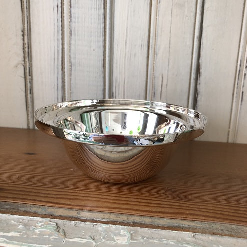 Vintage Hotel Silver Deep Bowl with Lip
