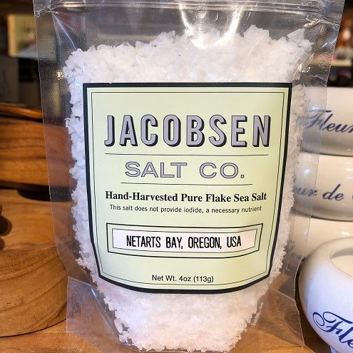 Jacobsen Salt Co. Hand-Harvested Pure Sea Salt, 4oz.