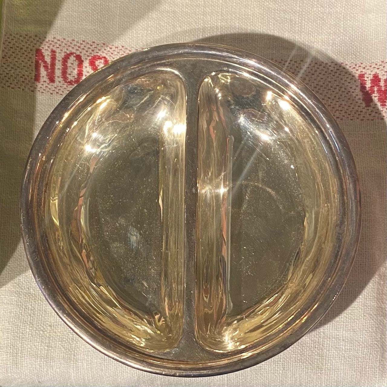 Vintage Hotel Silver Mappin & Webb Divided Dish