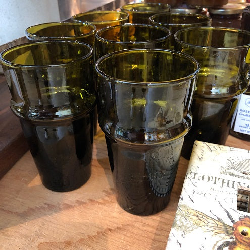 Brown Moroccan Glass