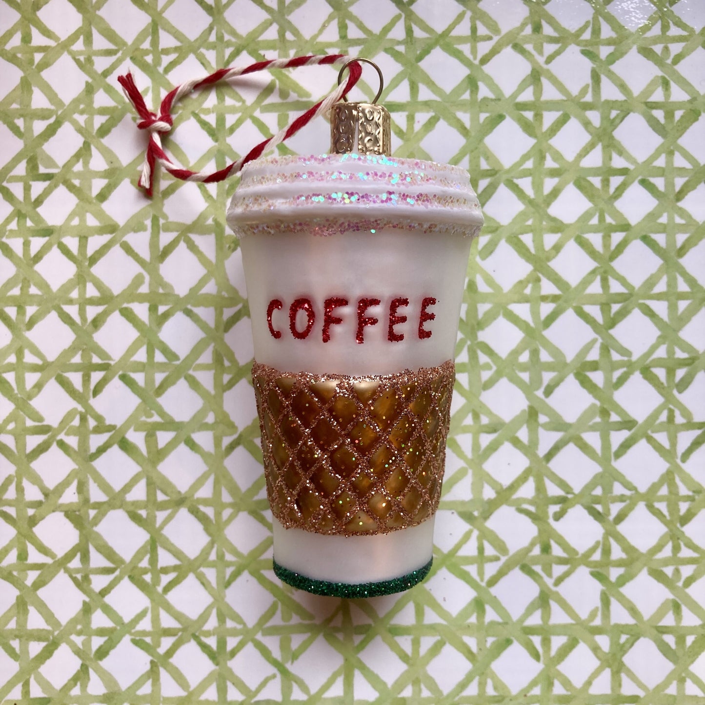 To-Go Coffee Cup Holiday Ornament