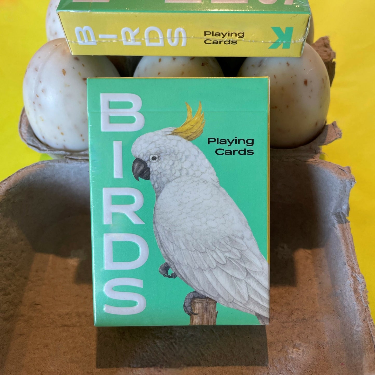 Birds Playing Cards