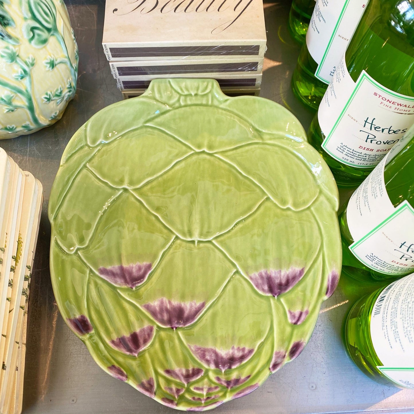 Green Artichoke Plate
