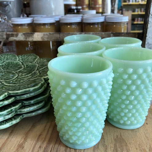 Jadeite Hobnail Tumbler
