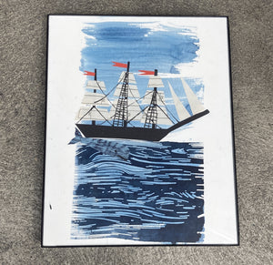Ship Collage No. 06 by Denise Fiedler