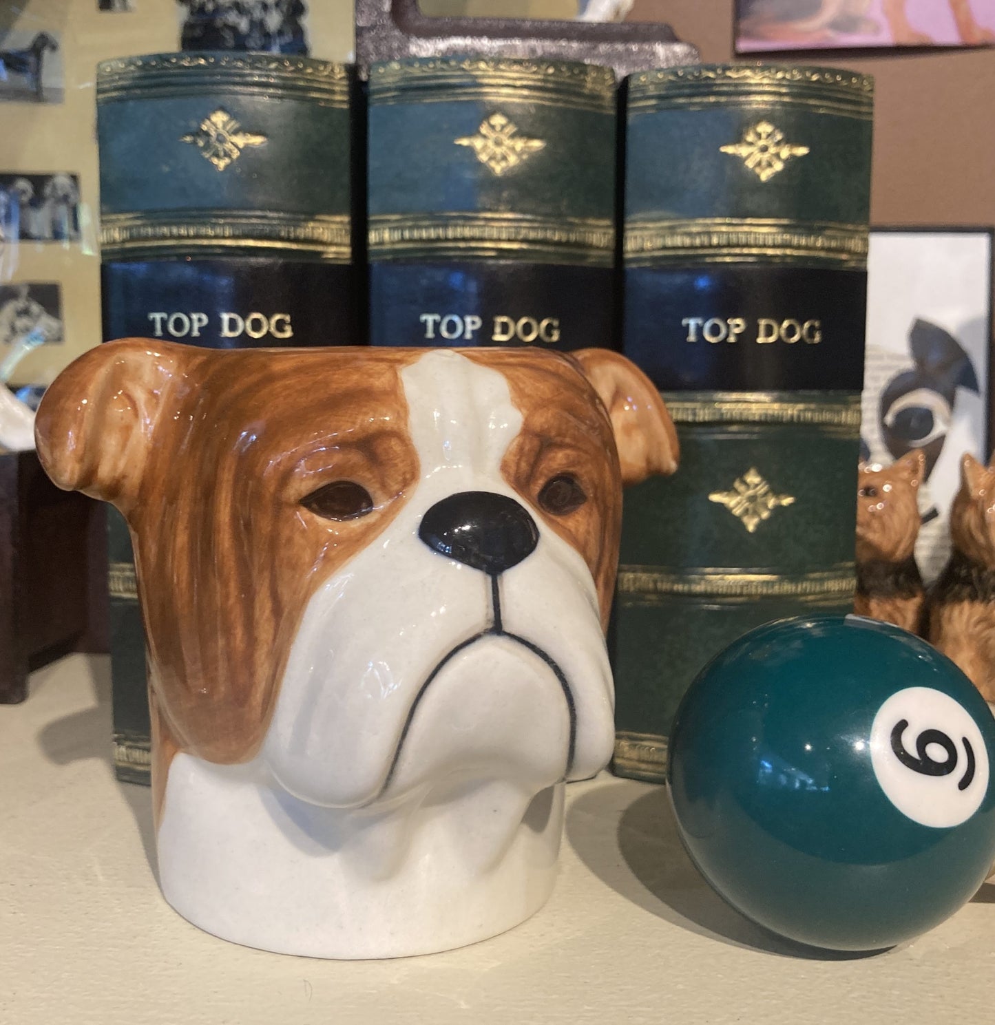 English Bulldog Pencil Pot