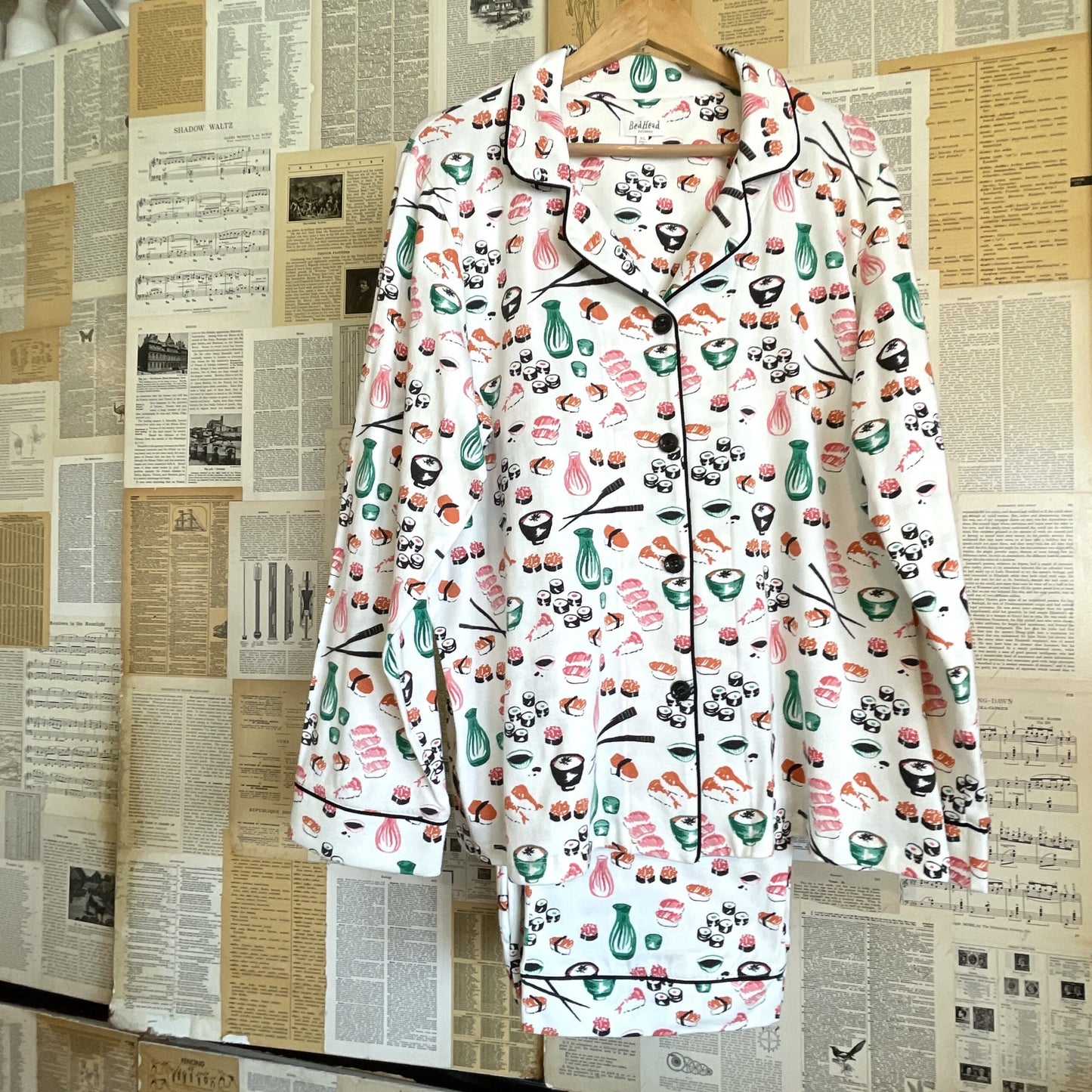 Sushi Knit Pajama Set, Extra Large