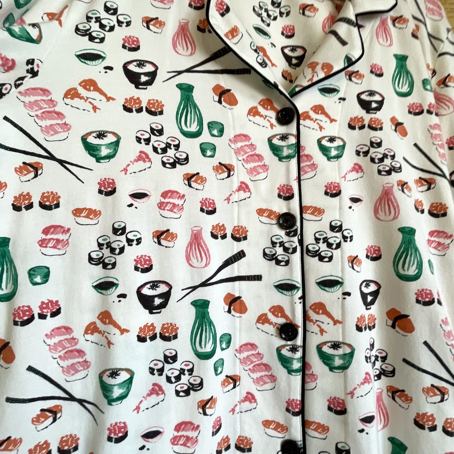 Sushi Knit Pajama Set, Extra Large
