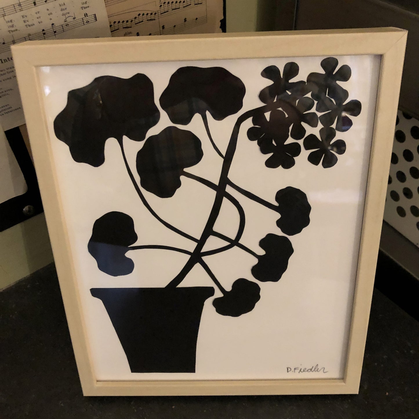 Geranium Silhouette #8
