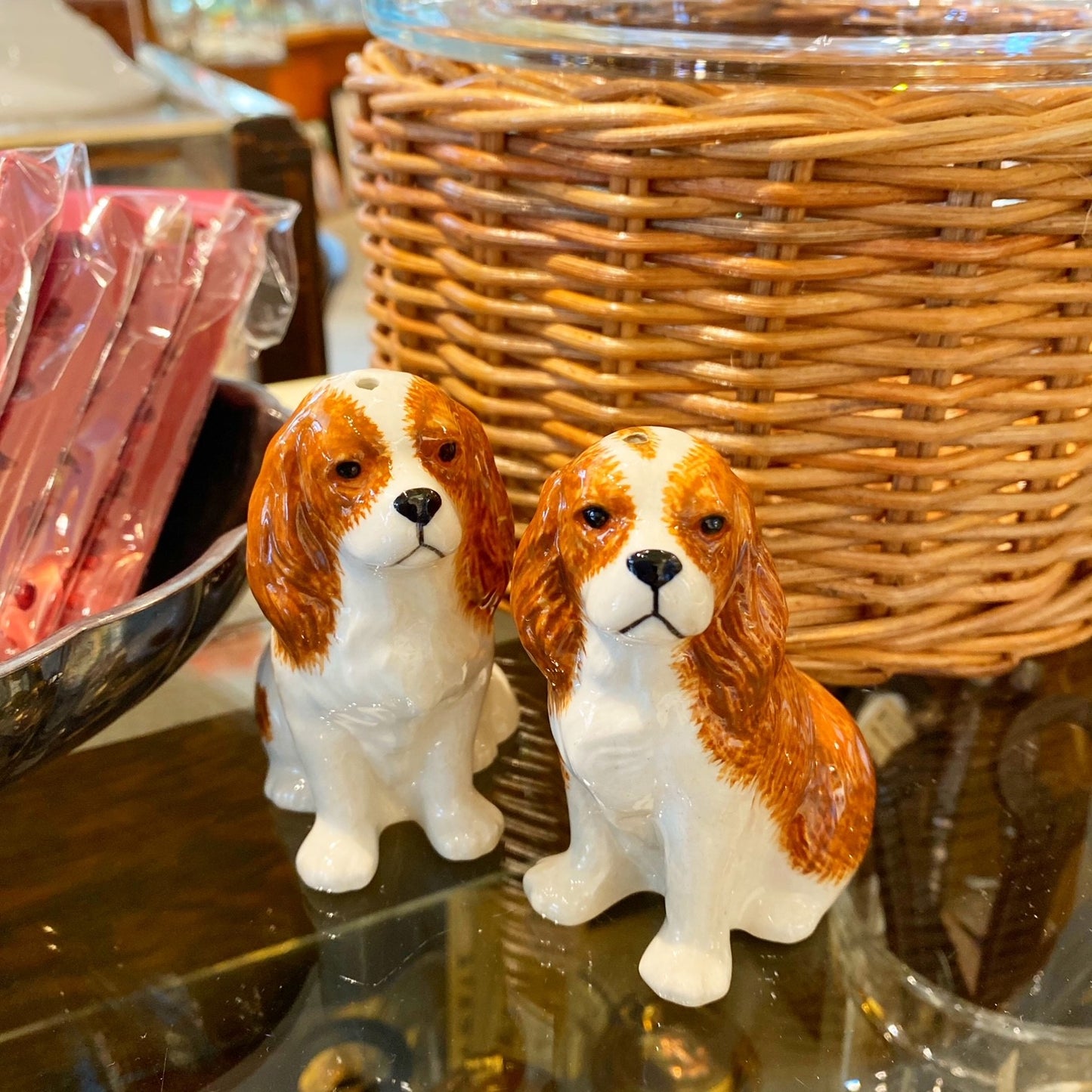Blenheim King Charles Salt & Pepper Set