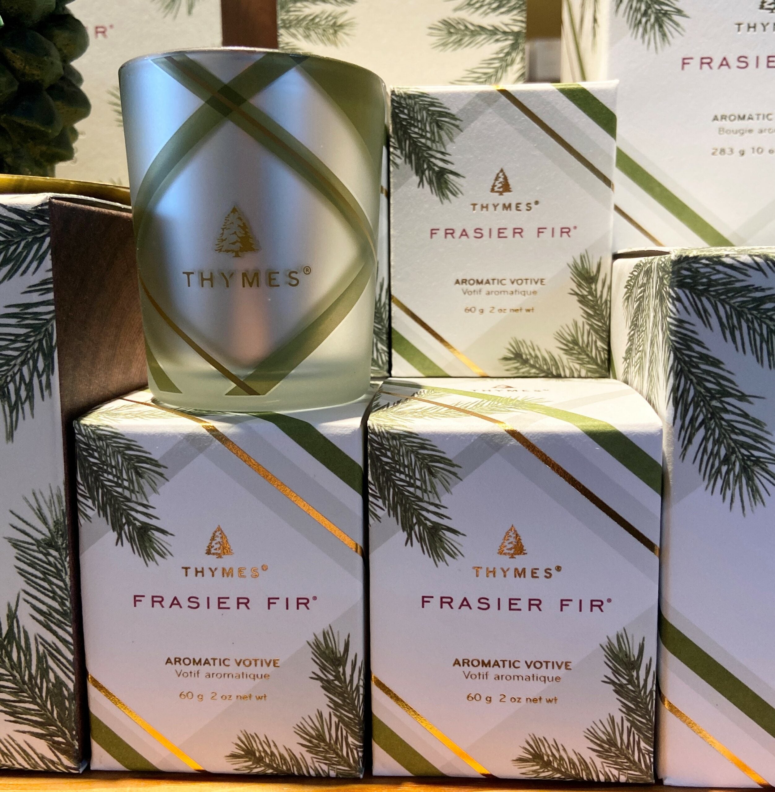 Frasier Fir Frosted Plaid Candle – Watson Kennedy