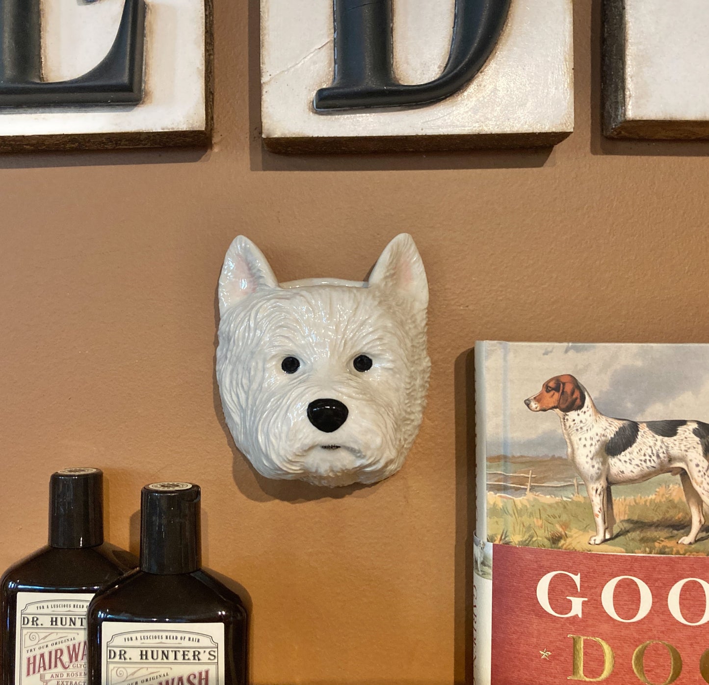 Westie Wall Vase
