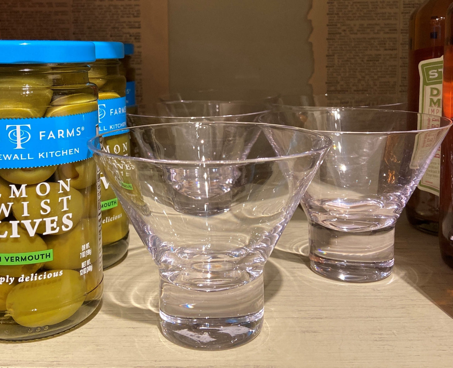 Stemless Martini Glass