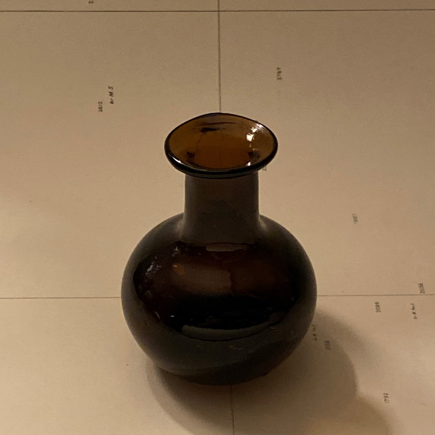 French Piccolo Petite Brown Vase