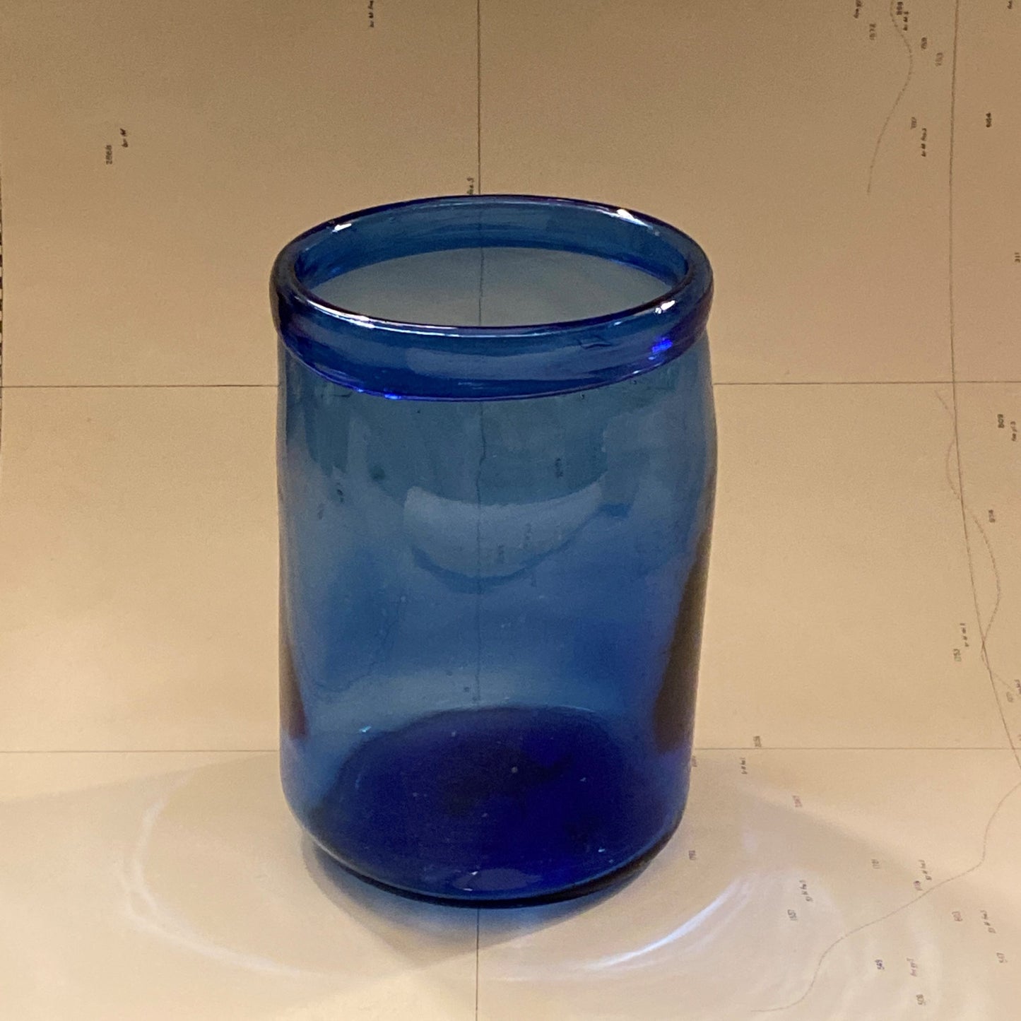 French Pot a Cornichon Light Blue Vase