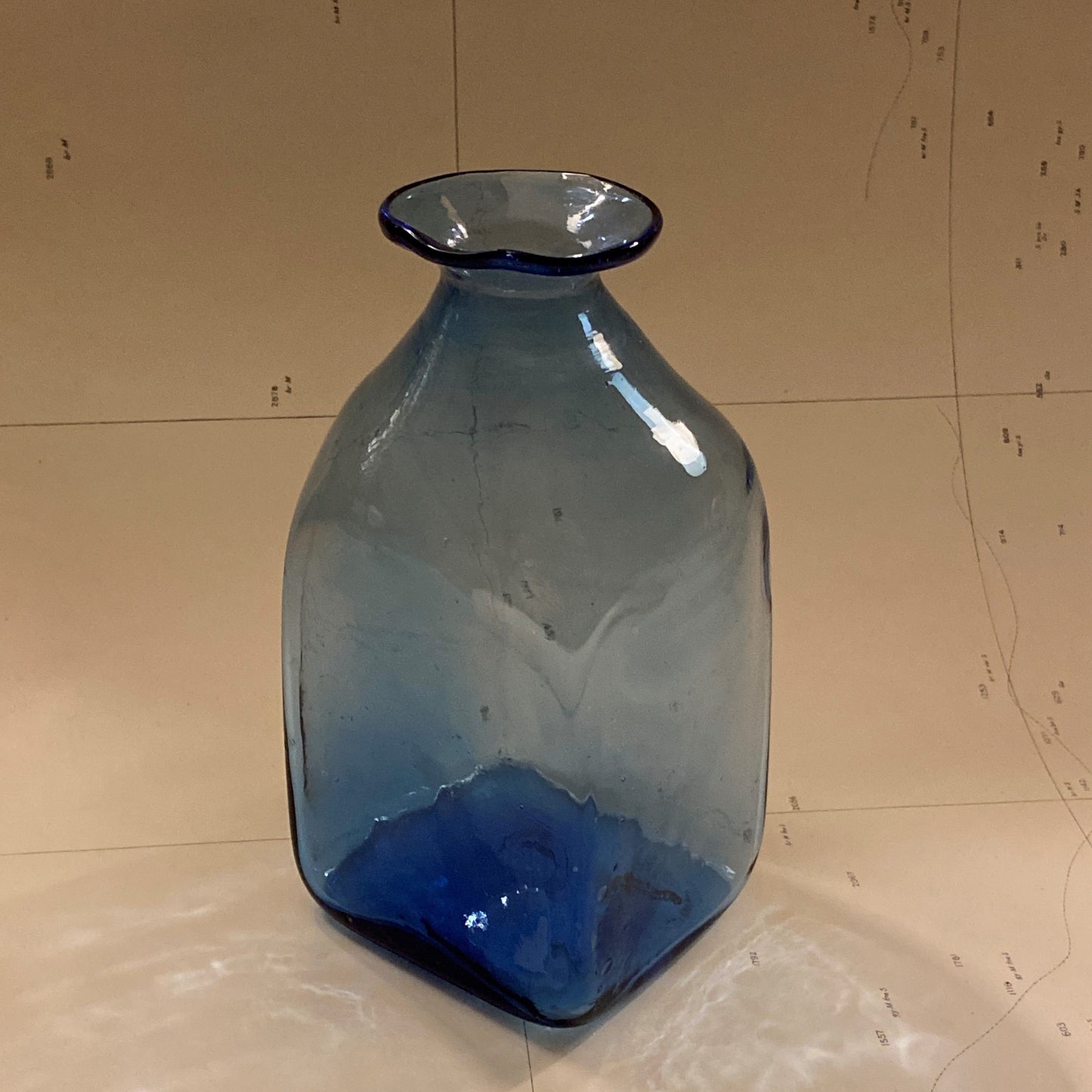 French Bouteille Petite Blue Bottle