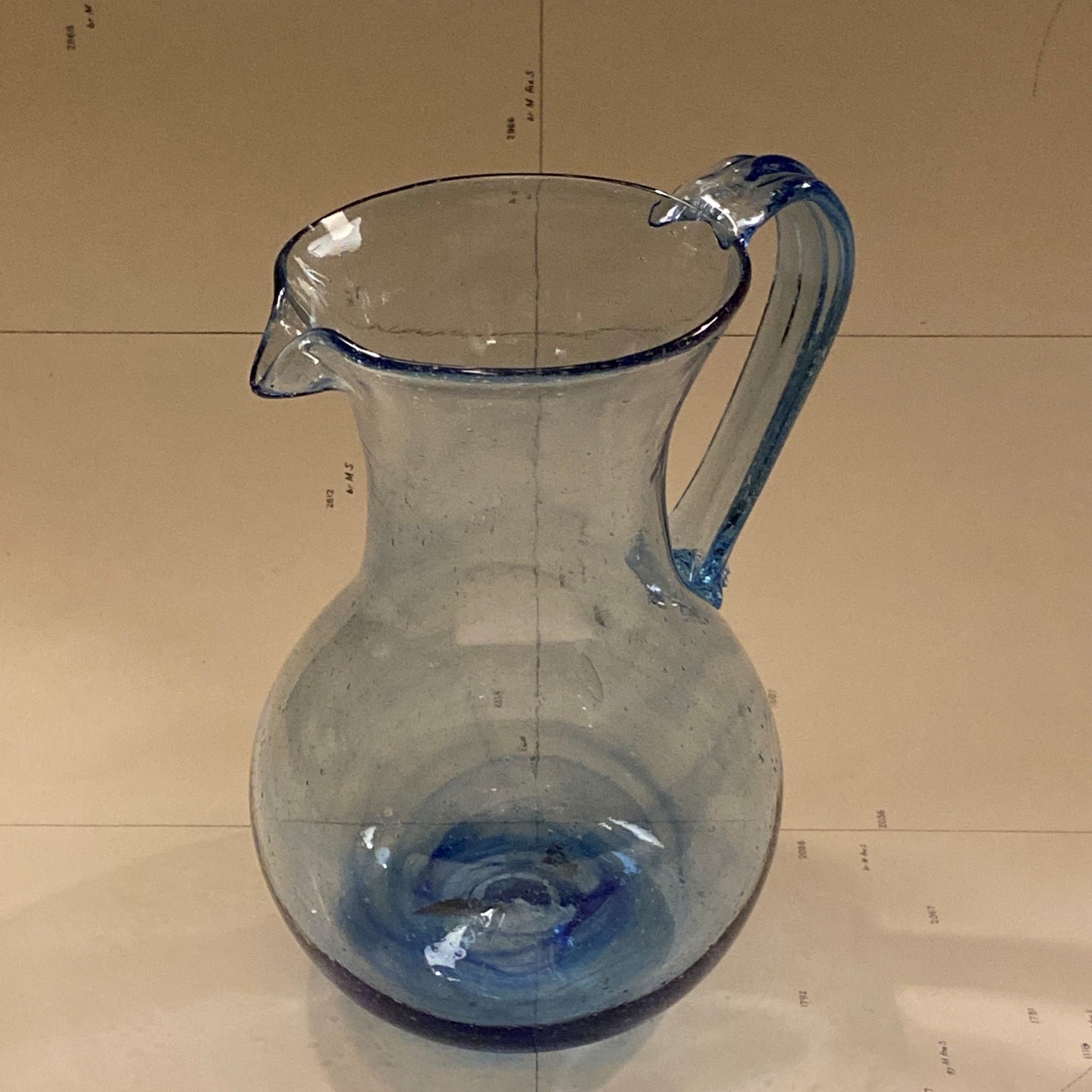 French Pichet Anse Blue Petite Jug