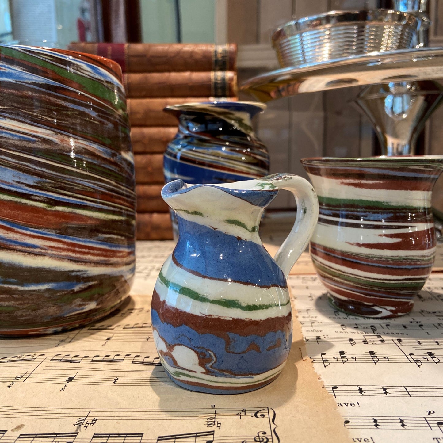 Desert Sands Swirl Cream Pitcher