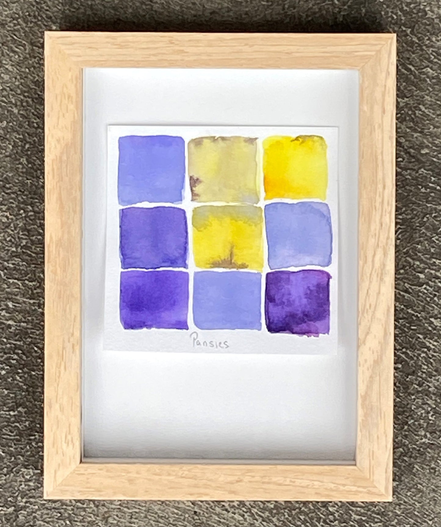 Pansies Painting by Lorene Edwards Forkner