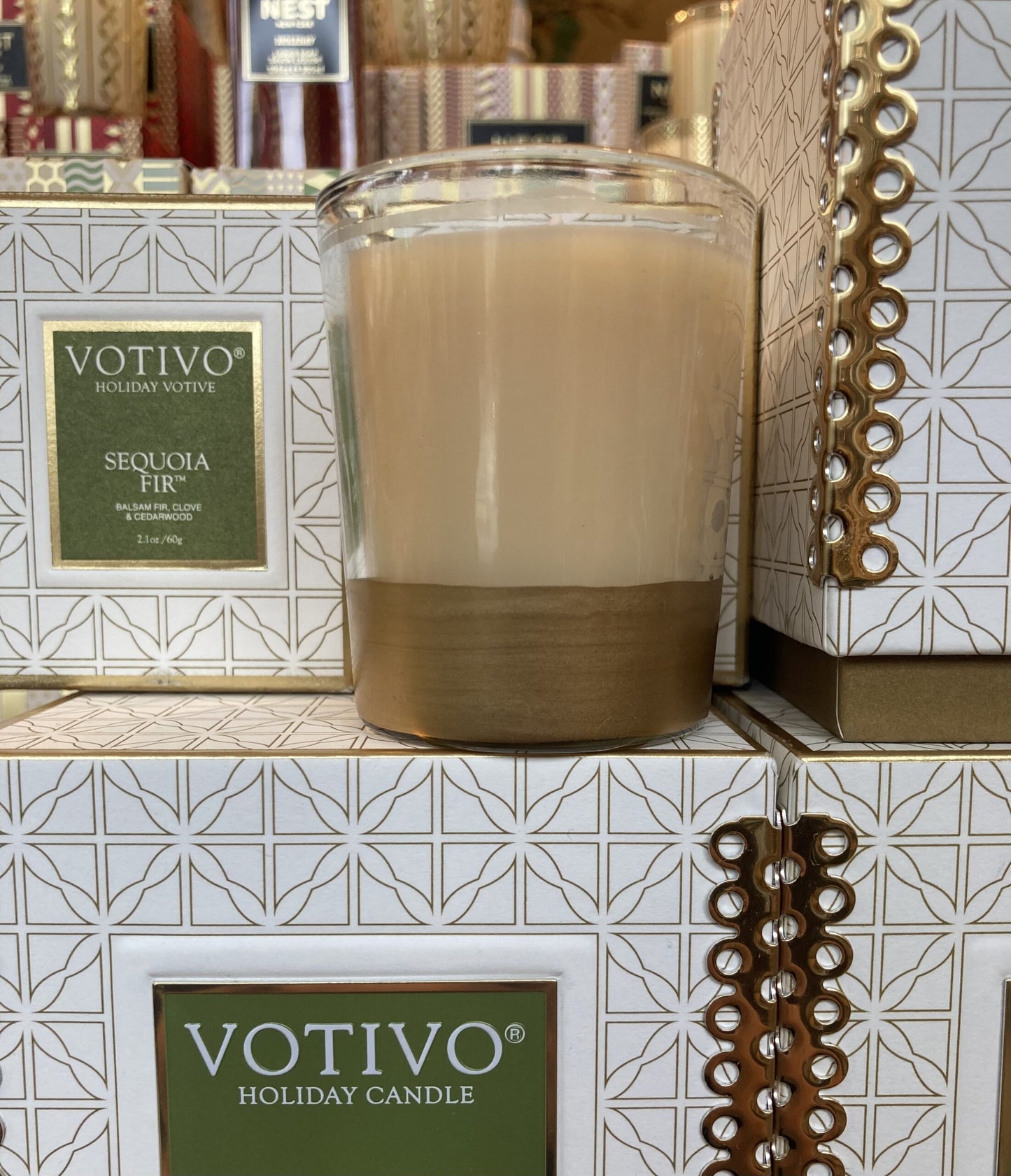 Sequoia Fir Votive Candle