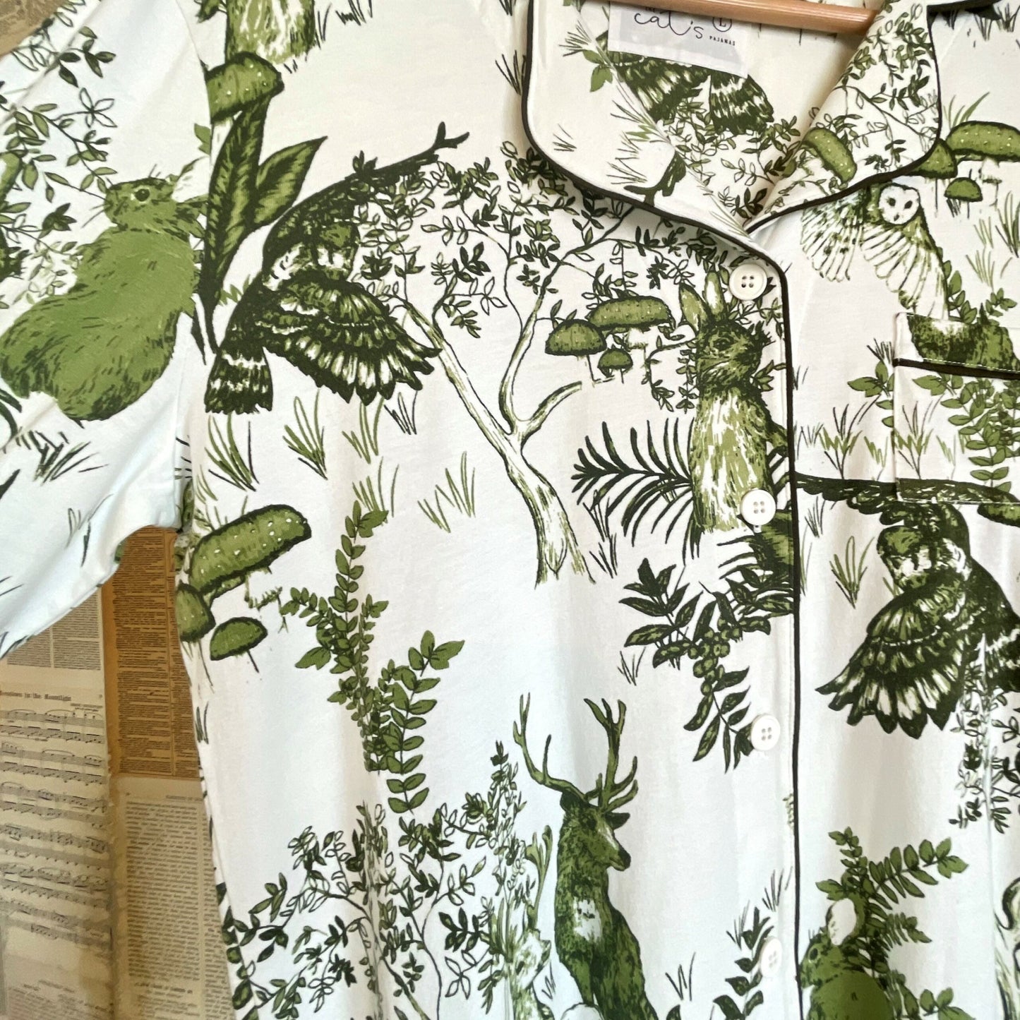 Woodside Knit Pajama Set, Large