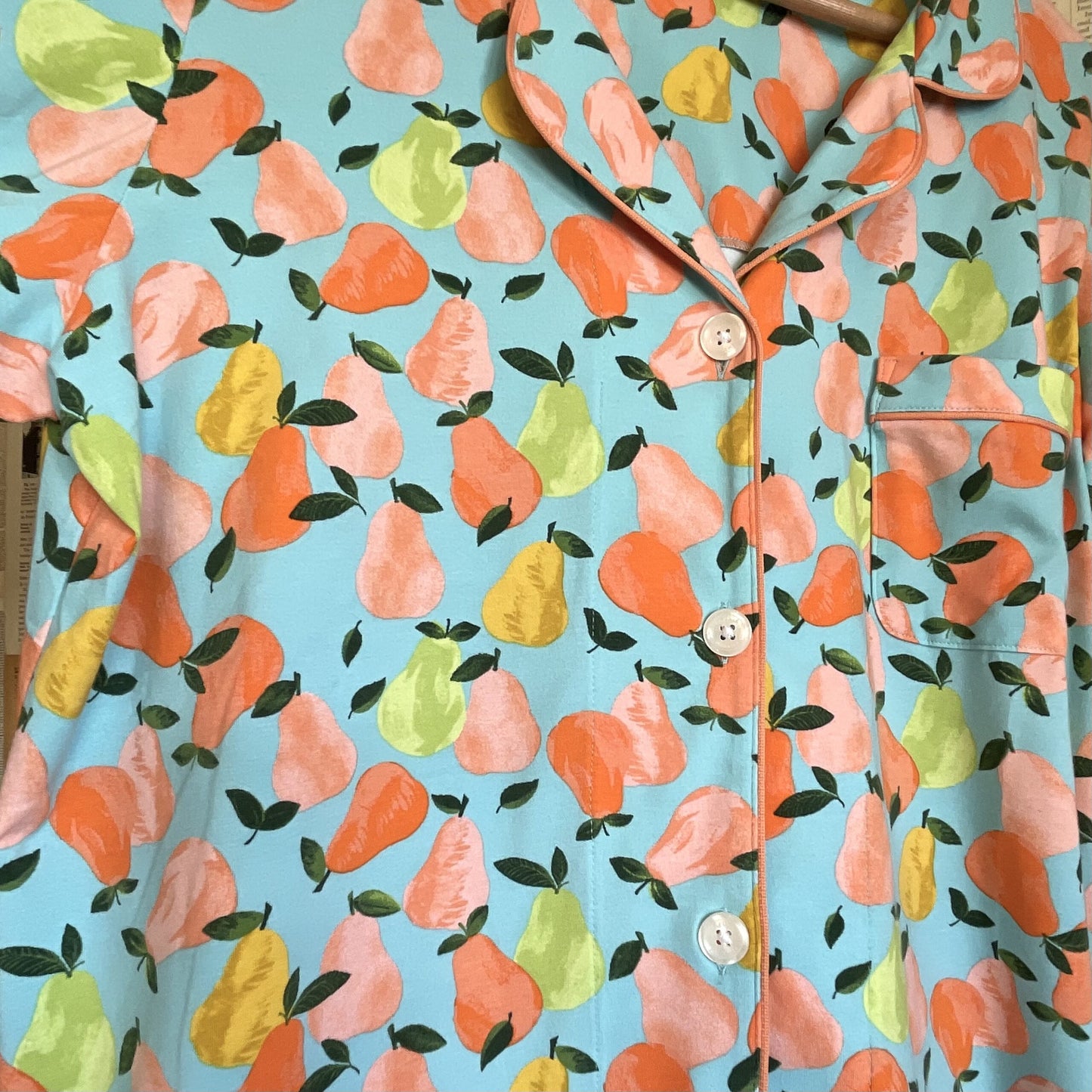 Perfect Pears Pajama Set, Large