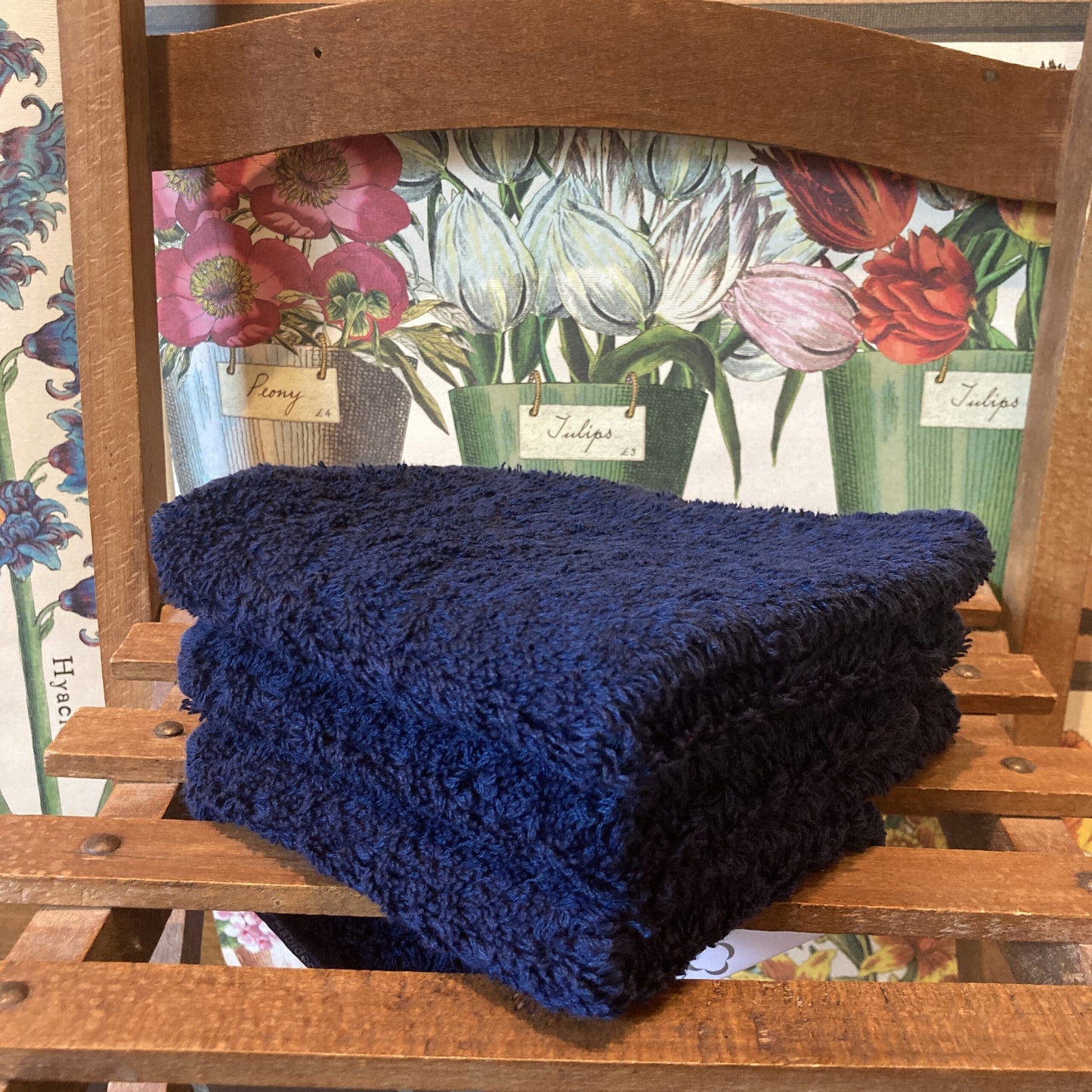 Navy Wash Towel