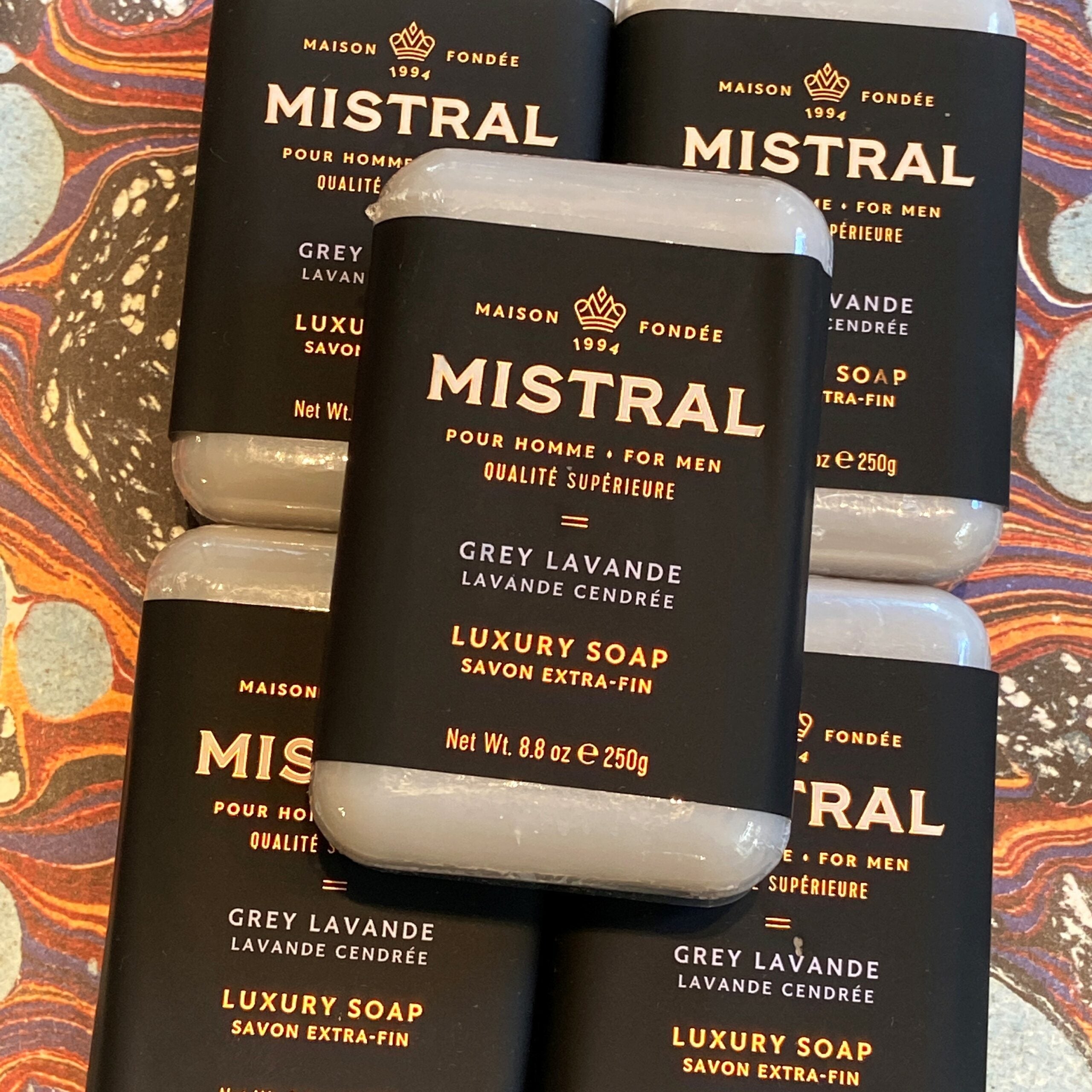 Mistral Men's Natural Hand Soap, Cedarwood Marine
