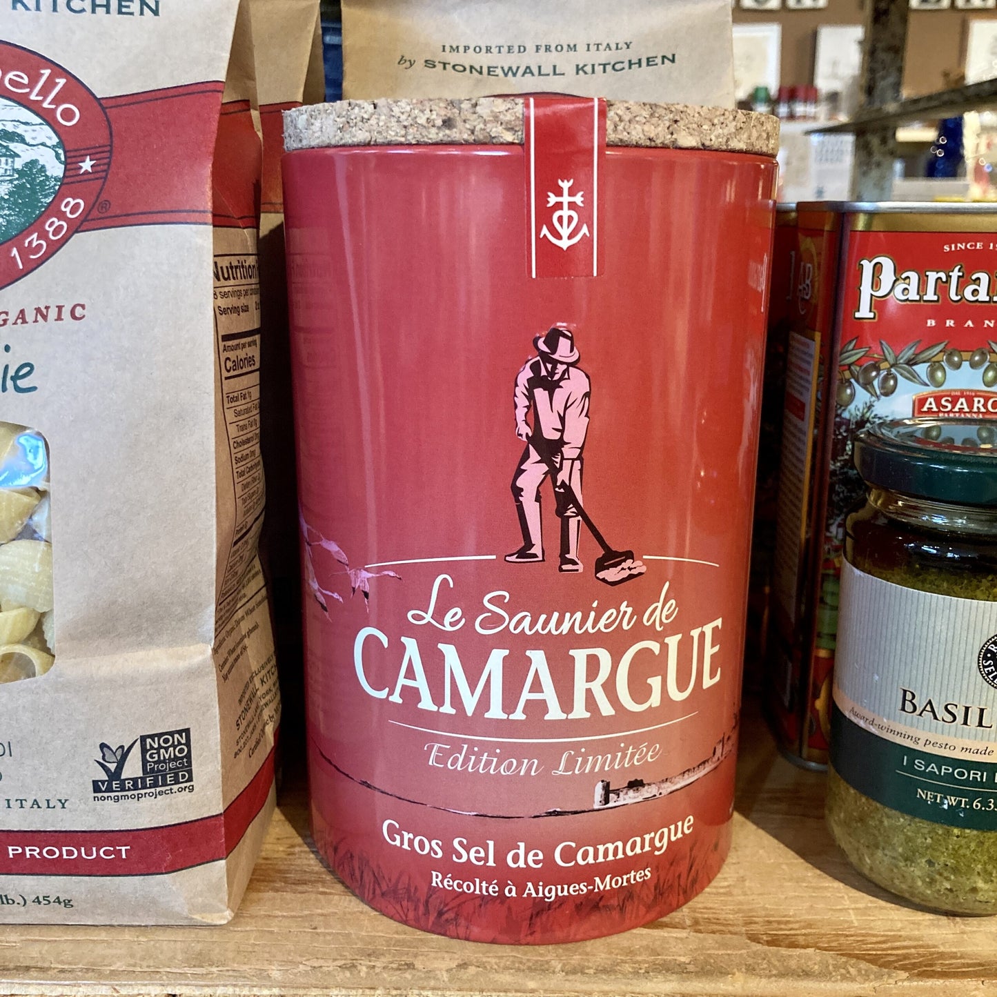 La Baleine Salt in Red Tin