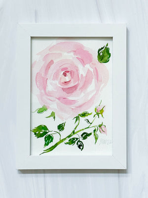Light Pink Rose by Jeanne McKay Hartmann