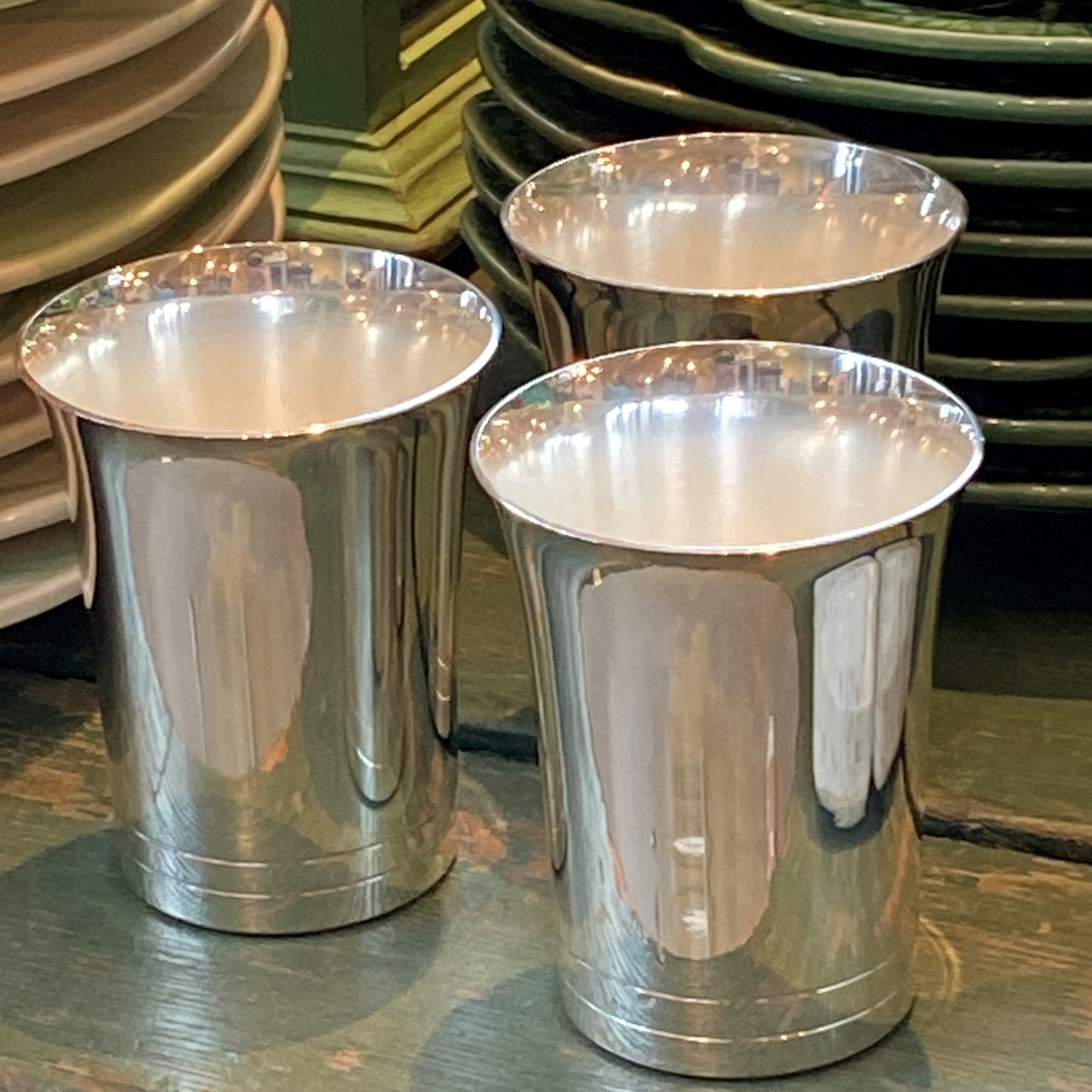 Vintage Hotel Silver Vase/Cup