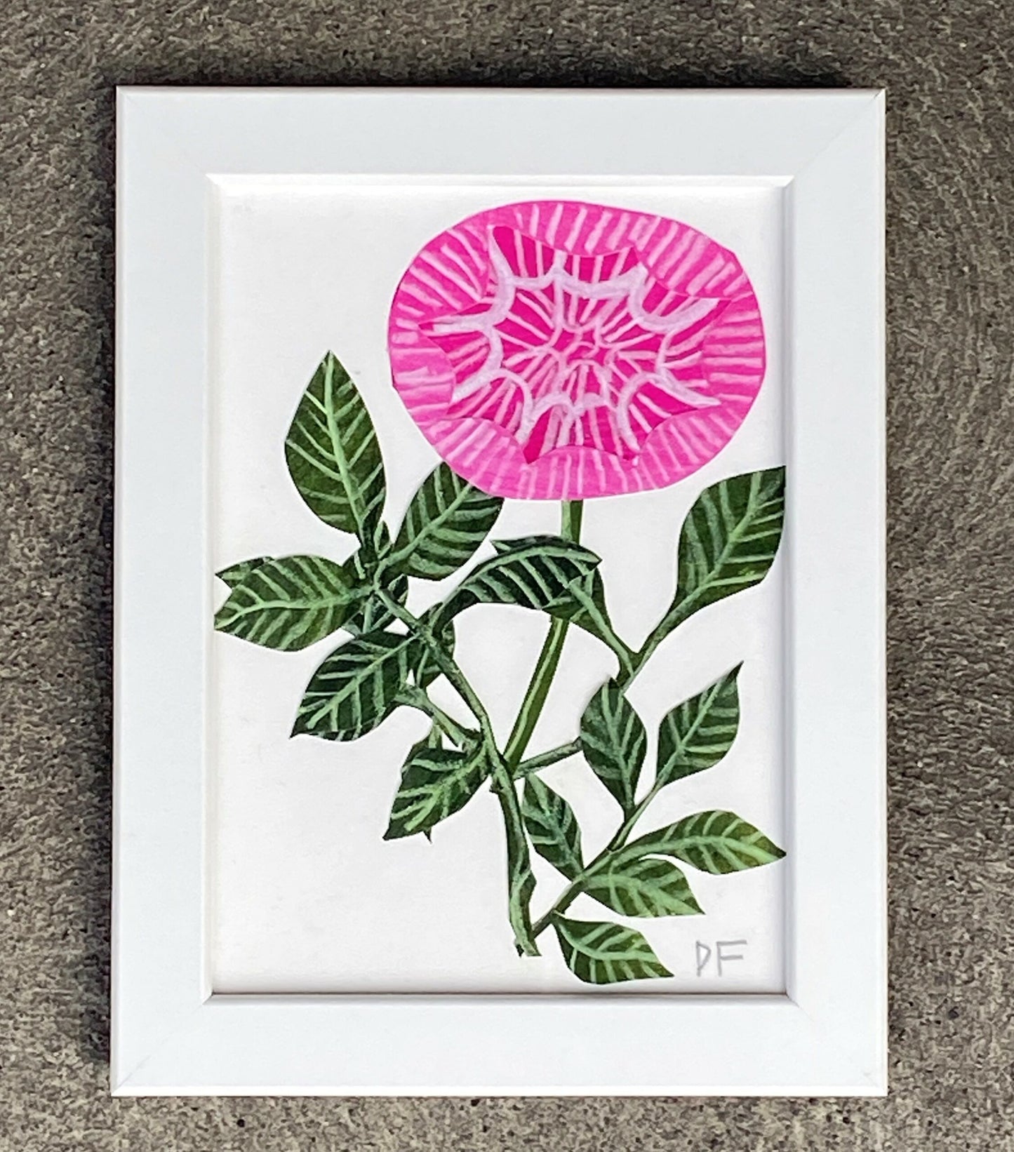 Pink Rose by Denise Fiedler