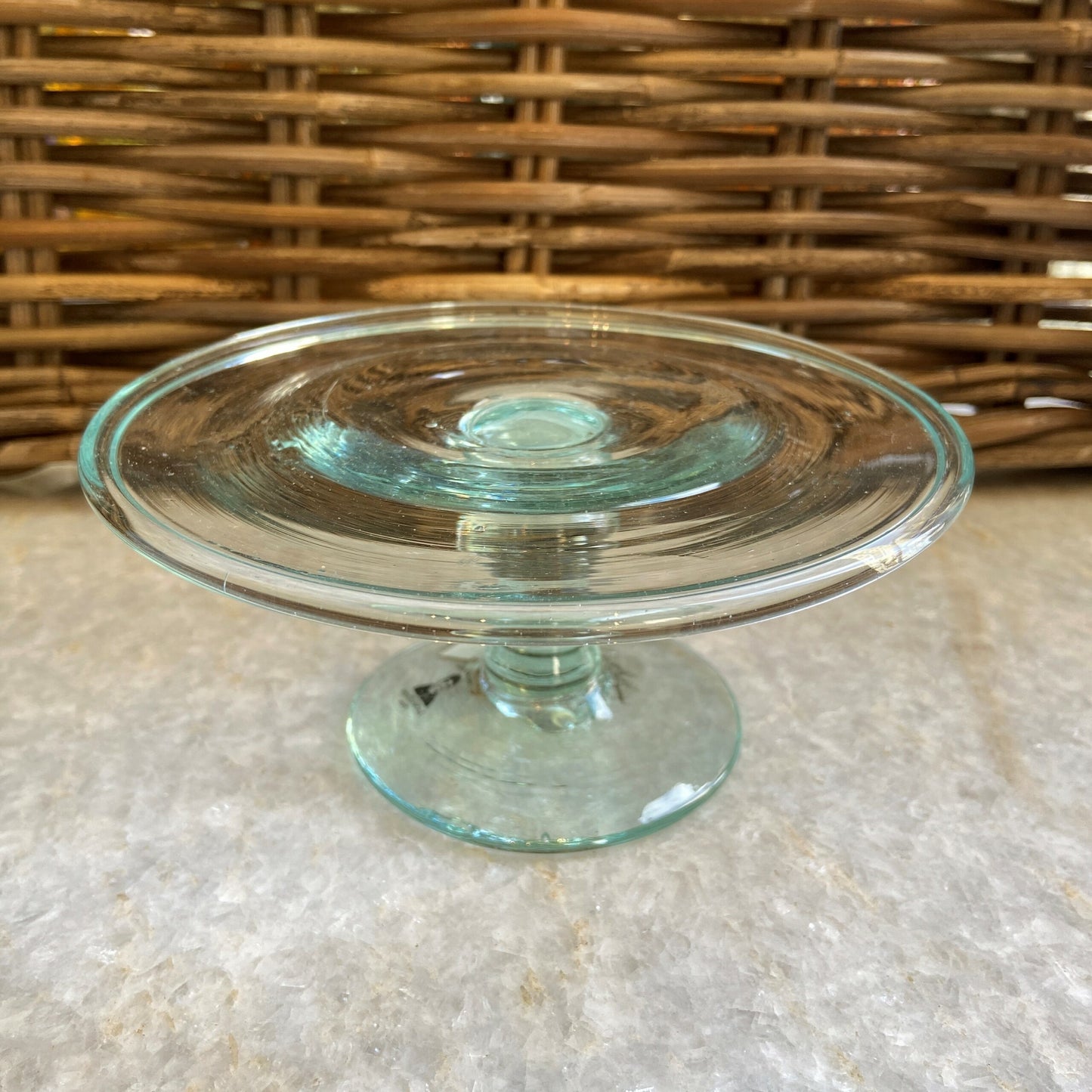 French Operetta Glass Cake Stand