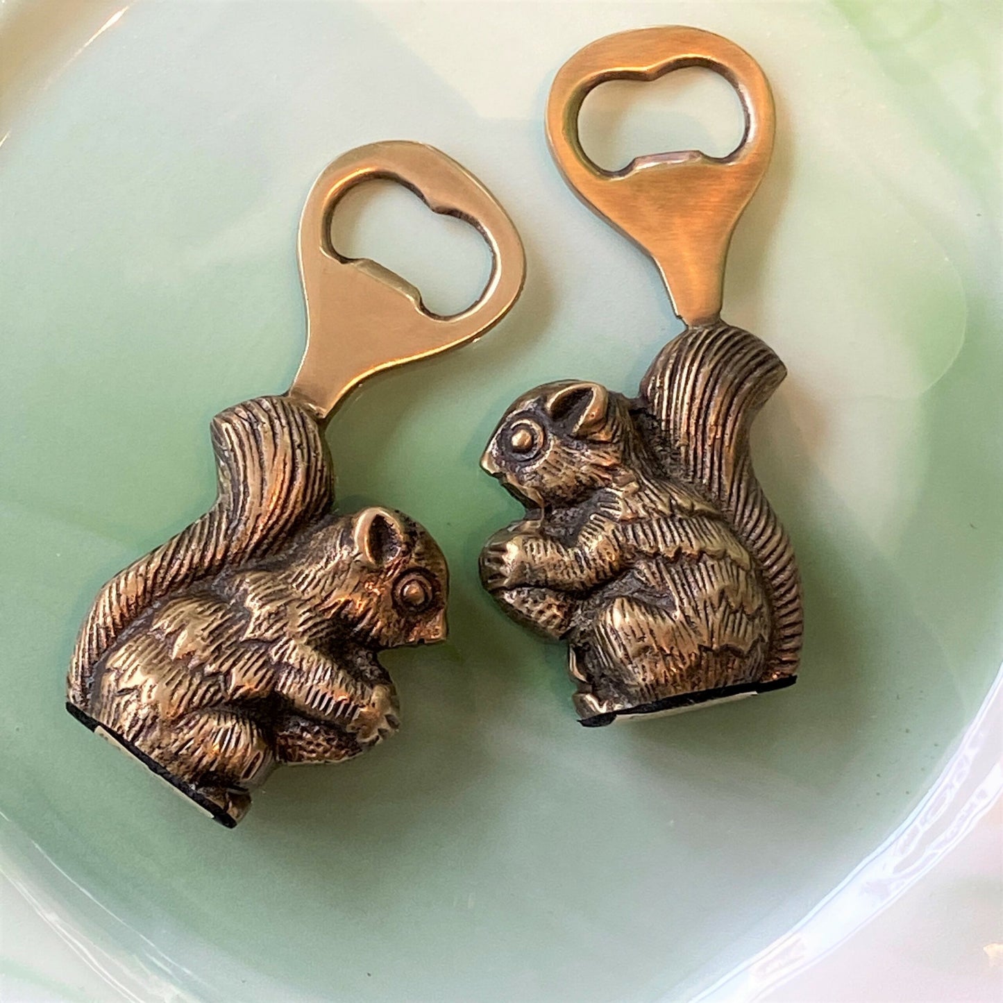 Squirrel Brass Bottle Opener
