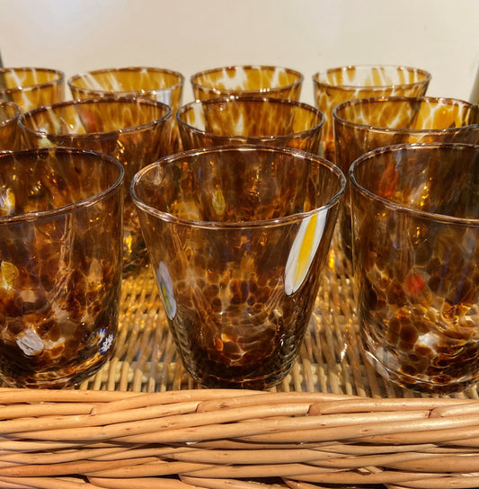 Brown Short Murano Tumbler