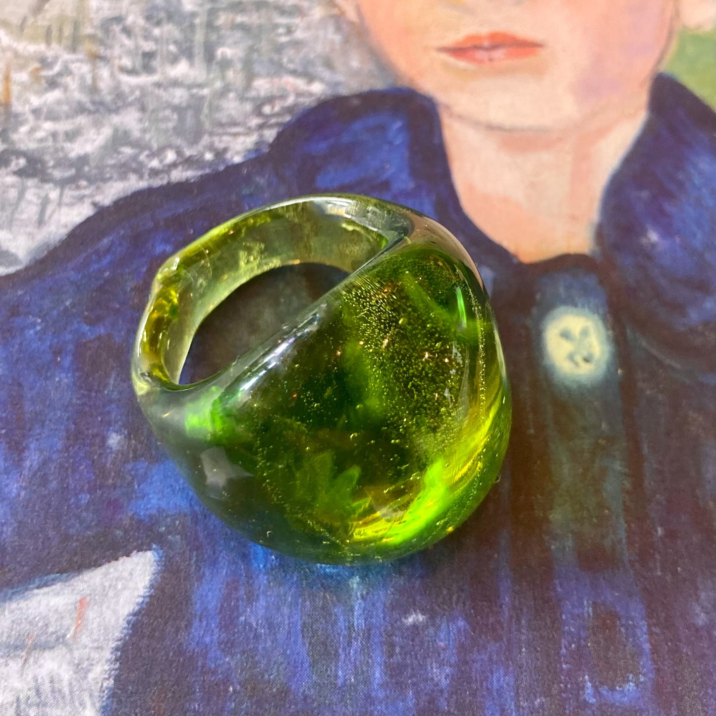 Peridot Bombino Ring