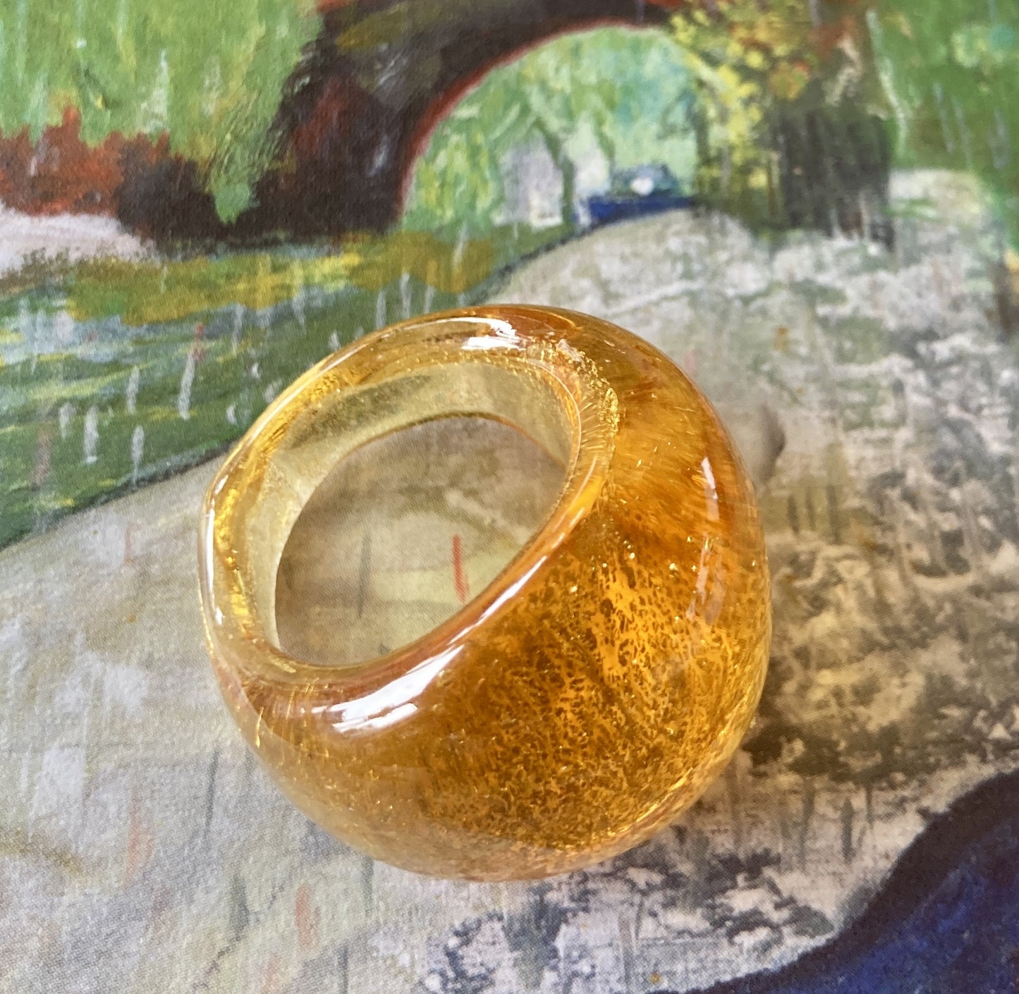 Gold Bombetto Ring