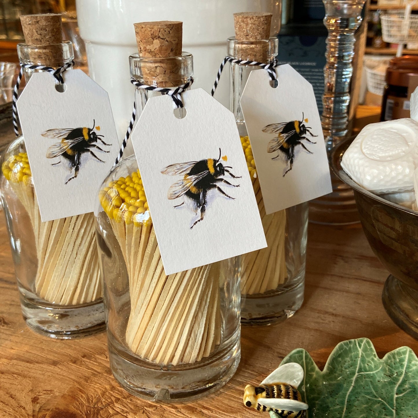 Bee Match Glass