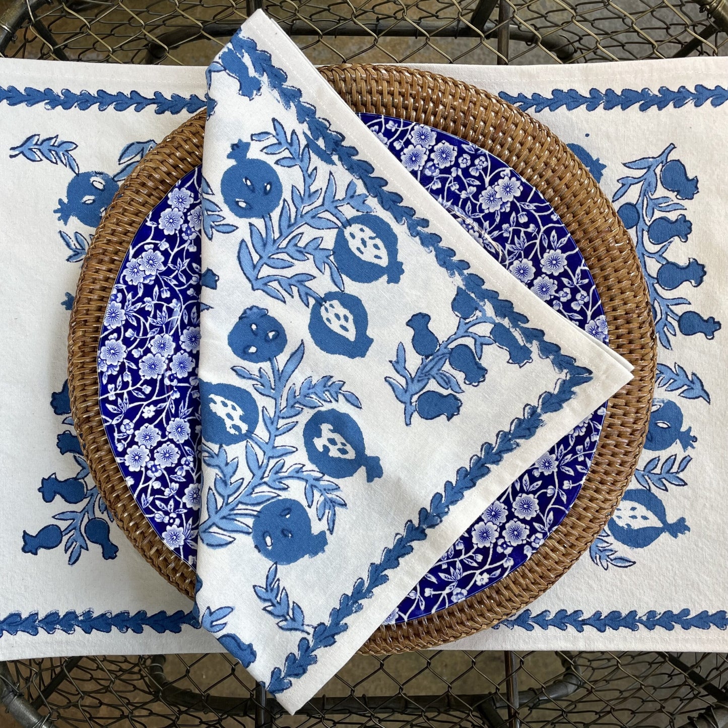 Wedgwood Blue Napkin Set