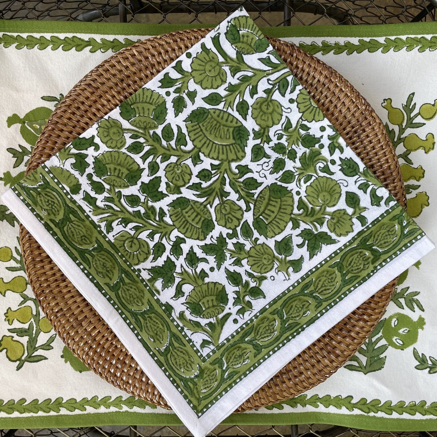 Blossom Jade Napkin Set