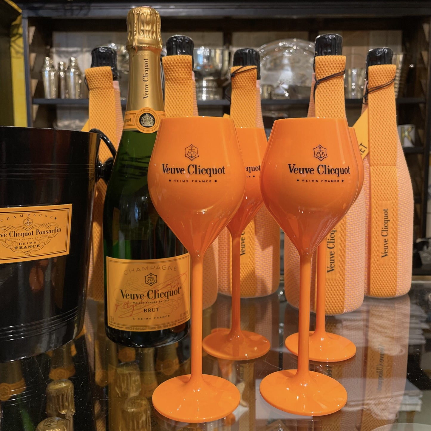 Veuve Cliquot Acrylic Flute