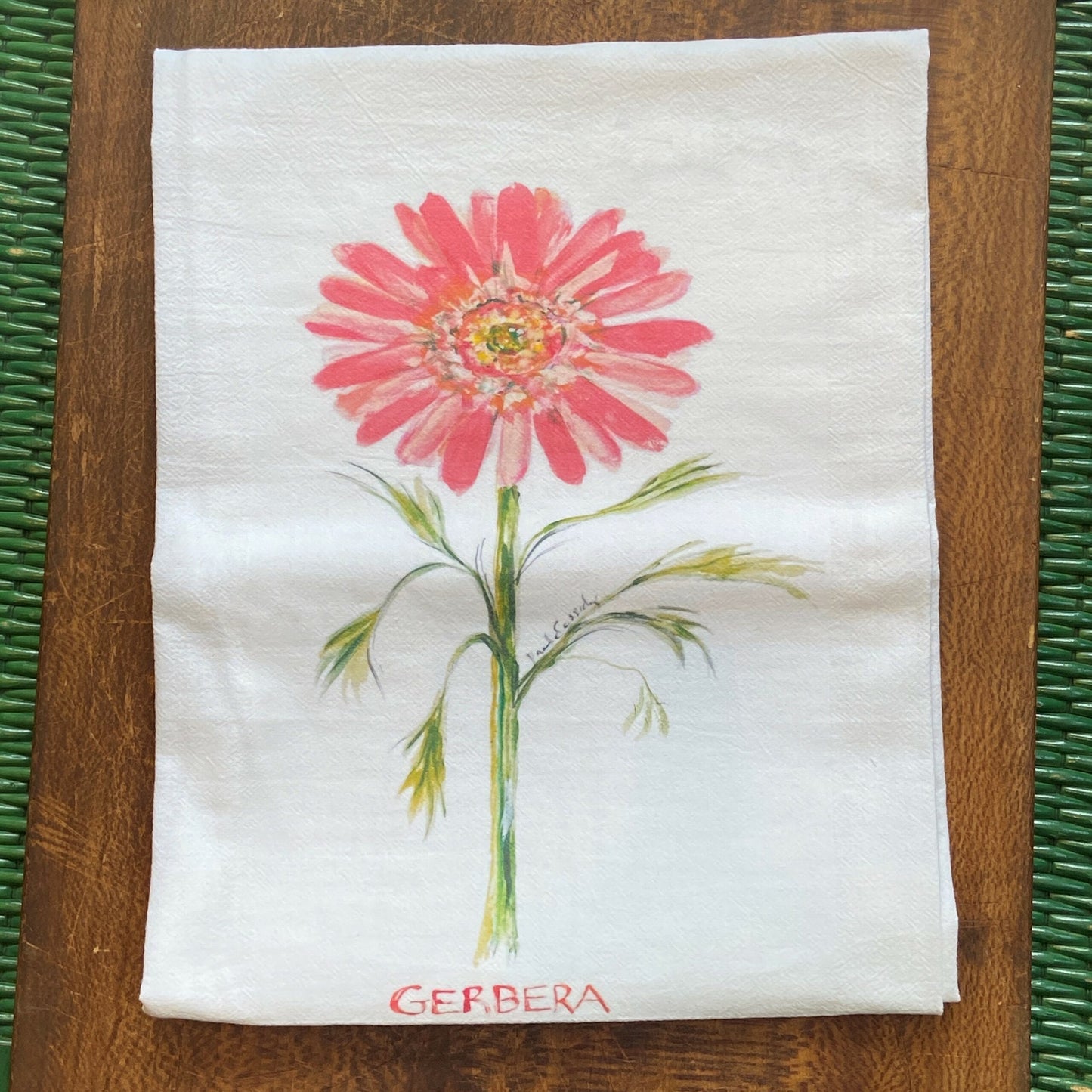Gerbera Flour Sack Towel