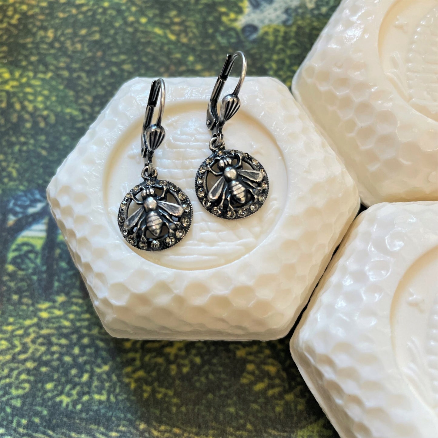 Swarovski Small Bee Earring Silver