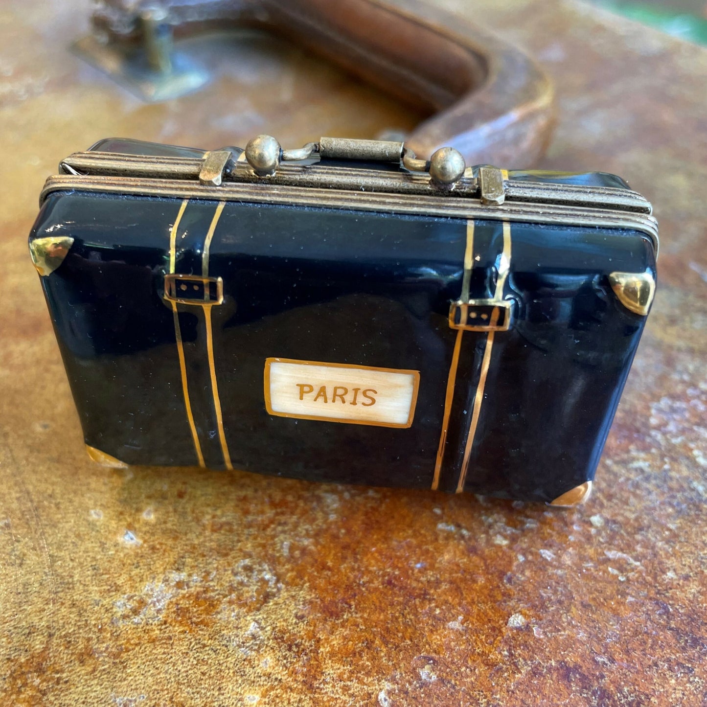 Vintage Limoges Box Suitcase