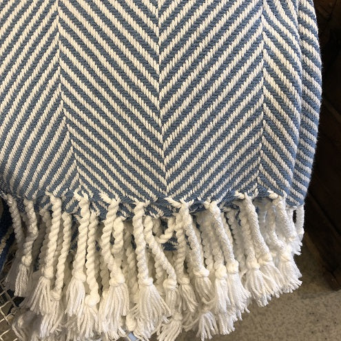 Denim Cotton Throw