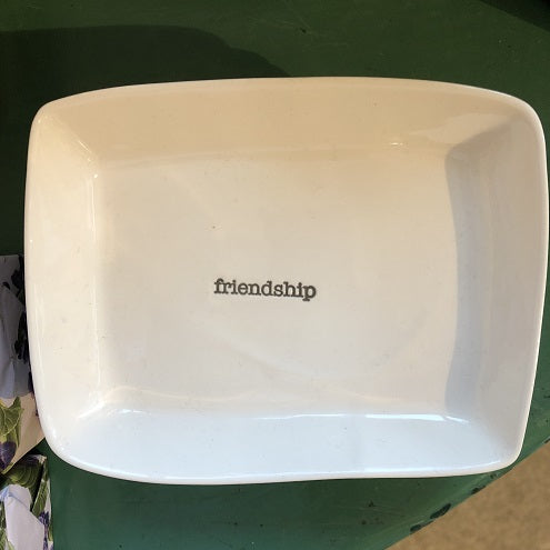 Friendship Rectangle Dish